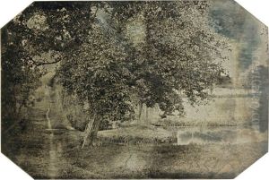 Au Bout Du Jardin, Jarze (maine Et Loire) by Paul Claude Michel Le Carpentier