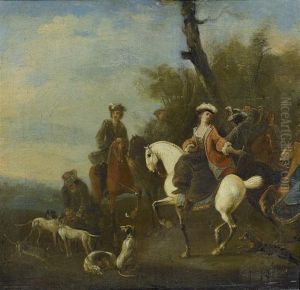 Hunting
Scenes by Sebastien Leclerc (Leclerc Des Gobelins)