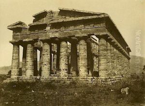 Temple De Paestum by Le Dien Gray Eugene & Le Gustave