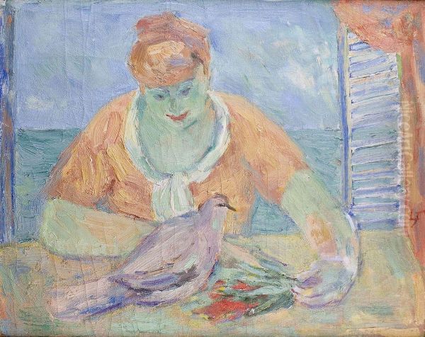 Femme A La Colombe - view 1