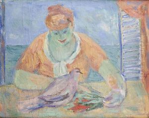 Femme A La Colombe by Henri Le Fauconnier
