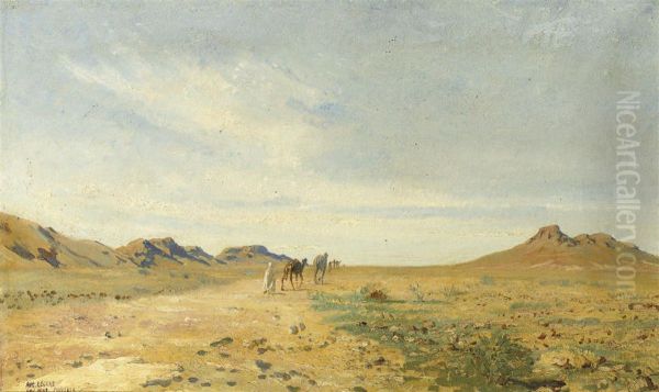 A Traveller In The Desert Of Chellala, Algeria - view 1