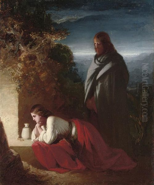 Mary Magdalen At The Sepulchre - view 1