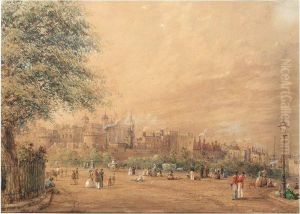 The Tower Of London by Henry Le Keux
