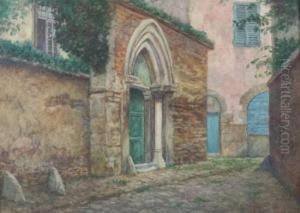 Thearched Doorway by Gaston Le Mains