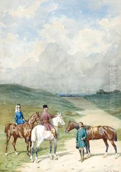 Vornehme Reiter In Der Normandie - view 1