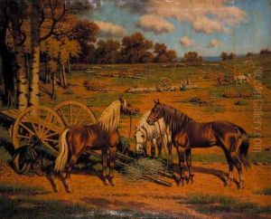 Chevaux Forestiers. by Paul Le More