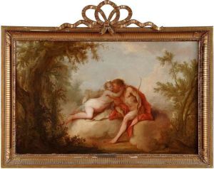 Diane Et Endymion by Francois Lemoine (see Lemoyne)