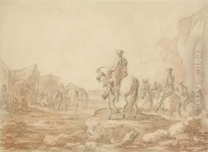 Le Bivouac by Jean-Baptiste Le Paon