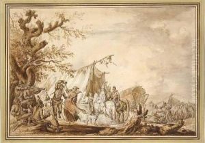 Feldlager. by Jean-Baptiste Le Paon