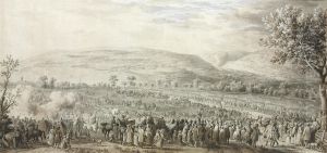 L'arrivee De Marie-antoinette A Strasbourg by Jean-Baptiste Le Paon