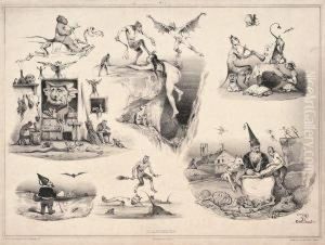 Diableries Ou Les Diables by Eugene Le Poitevin