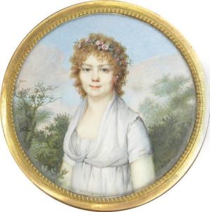 Portrait A Mi by Jean Baptiste Joseph Le Tellier