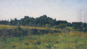 Paysage De Campagne by Ernest Le Vilain