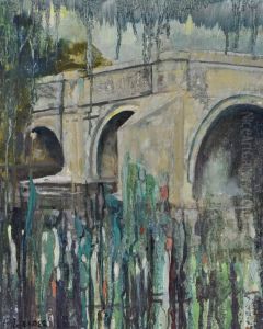 Stone Bridge Over A River by Benjamin Eastlake Leader