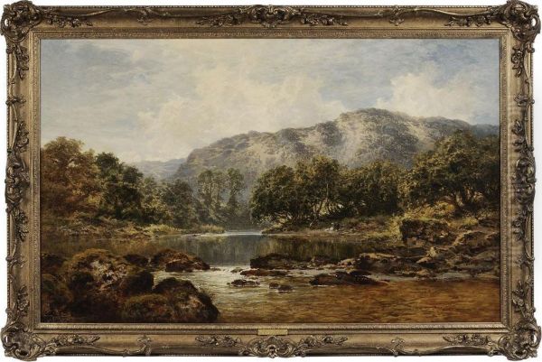 On The Lledr, North Wales - view 1