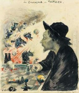 Le Cauchemar Du Tacticien by Charles Leandre