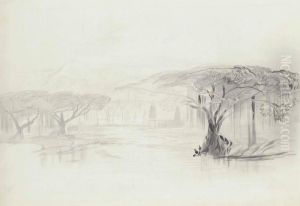 Waiee, Bombay Presidency, India by Edward Lear