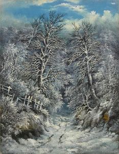 A Snow Covered Forest by Charles Leaver