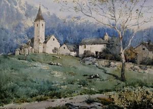 Spring In Switzerland by Noel Harry Leaver