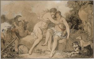 Jupiter Assuming The Form Of Diana To Seduce Callisto