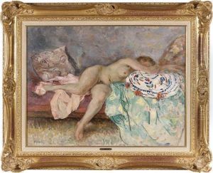 Nu Au Coussin Espagnol by Henri Lebasque