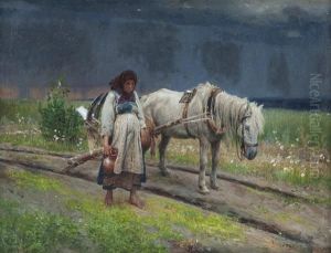 Ritorno Dai Campi by Klavdiy Vasilievich Lebedev