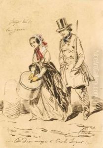 Mademoiselle Aube by Leon Lebegue