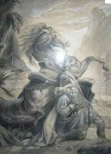 La Mort De Rolland by Antoine Lebel