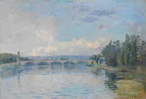 Le Pont De Maisons-laffittes by Albert Lebourg