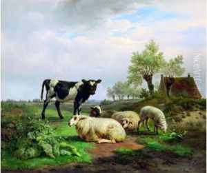 Moutons Et Vache