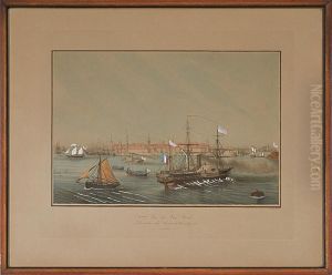 View Of New York by Louis Lebreton