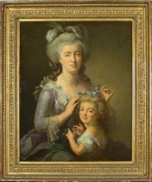 Portrait Of A Mother And Child - view 1