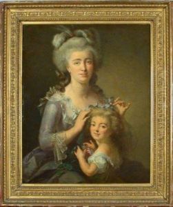 Portrait Of A Mother And Child by Marie Lebrun