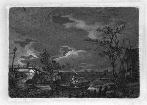 3 Vollstandige Landschaftsfolgen by Carl August Lebschee