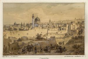 Ansicht Auf Jerusalem by Carl August Lebschee