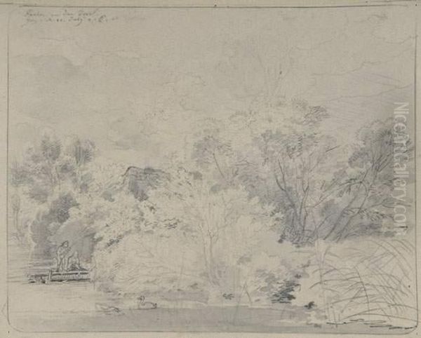 "garten An Der Isar". - view 1
