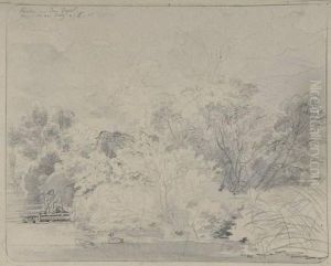"garten An Der Isar". by Carl August Lebschee