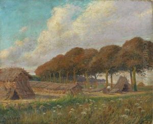 La Fenaison. by Albert Eugene Lechat