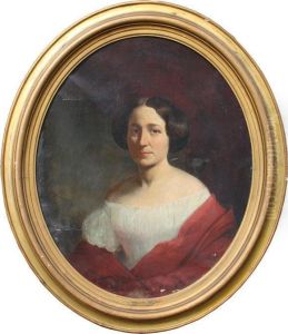 Portrait Of Aunt Lydia Sprague by Thomas Leclear