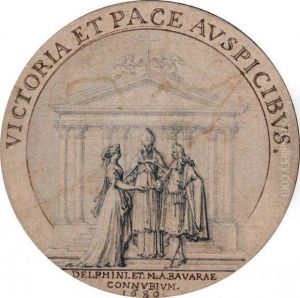 Projet De Medaille Pour Le Mariage Du Dauphin by Sebastien Leclerc