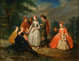 La Collation Dans Le Parc
And
La Danse Dans Leparc by Sebastien Ii Leclerc