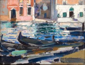 Vue De Venise by Paul Emile Lecomte