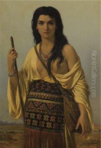 Minnehaha by Charles Emile Hippolyte Lecomte-Vernet