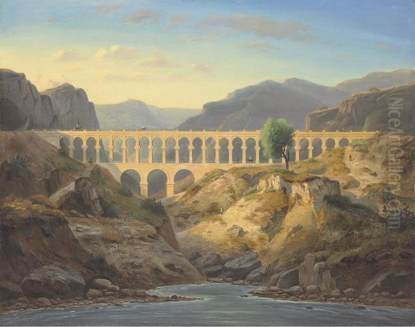 An Algerian Aqueduct, Possibly In The Aures Mountains - view 1
