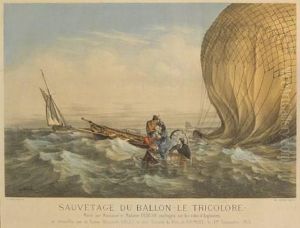 Sauvetage Du Ballon "le Tricolore" by Charles Leduc