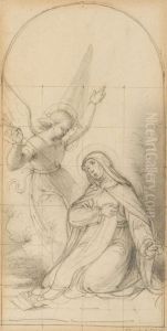 L'extase De Ste. Therese. by Ozias Leduc