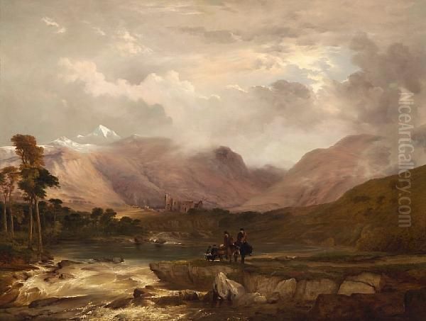 Highland Scenery: A Snow Storm Passingoff - view 1