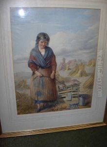 A Farm Girl In A Cornfield