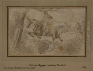 Six Illustrations From 'mr. Facey Romfords Hounds' by John Leech